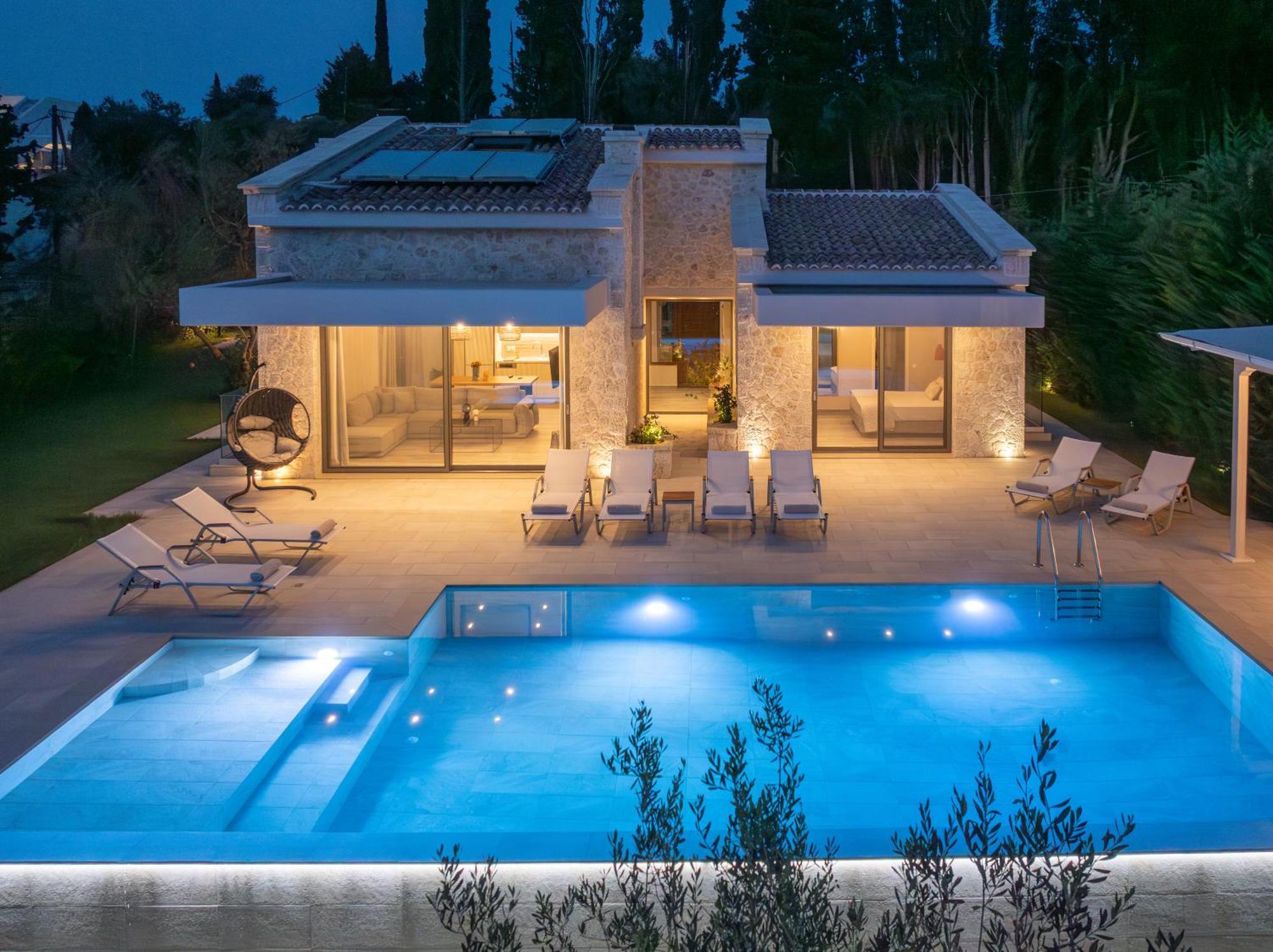 My Mediterranean Corfu Luxury Villa With Private Swimming Pool Kondókali Kültér fotó